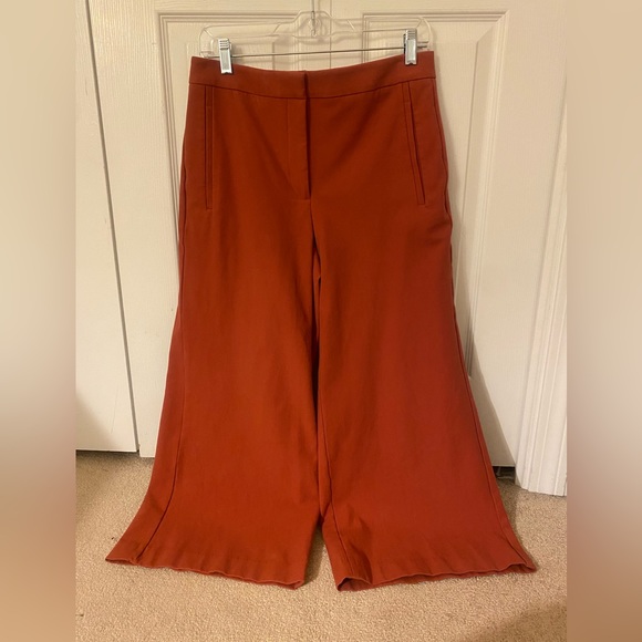 COPY - Wide leg burnt orange pants - Picture 1 of 4